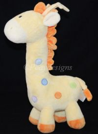 Carters Just One Year JOY Long Neck GIRAFFE Lovey Plush